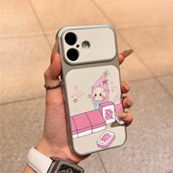 Kawaii Fortune Doll Wealth Mahjong Faux Leather Daily Protective Casing For Samsung S25 S26 S24 S23 