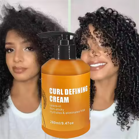 GZE CURL DEFINING CREAM with Argan Oil for Wavy and Curly Hair Hair Moisturizer and Deep Conditionin