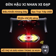 IPX4 Waterproof Wireless Bicycle Turn Signal Light, 5-Light Mode Bicycle Turn Signal Light with Conv
