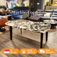 TKDT004 Marble Dining Table 1.6m
