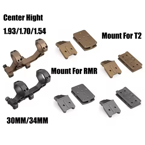 Riflescope 1.93" 1.7'' 1.54" Different Center Hight 30MM 34mm Rifle Scope Mount Red Dot Mounts