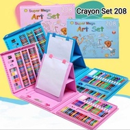 Crayon Set Contents 208 pcs / Colored Pencil Set Contents 208 pcs / Art Set / Crayon Set Contents 15