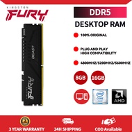 Kingston โกรธสัตว์ DDR5 RAM 8GB/16GB หน่วยความจำสำหรับเดสก์ท็อป4800MHZ 5200MHZ 5600MHZ DIMM 1.1V เกม