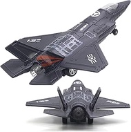 OTONOPI Fighter Jet Military Plane Model F-35 Aircraft Army Air Force Diecast Metal Pull Back Bomber