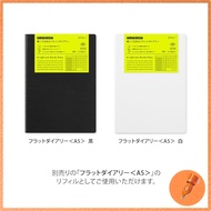 Midori Flat Diary Planner 2026 Monthly A5 A4 Black White