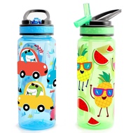 [2-Pack] 23oz/680ml kids bottle bpa free straw water bottle kids water bottle for kids bpa free wate