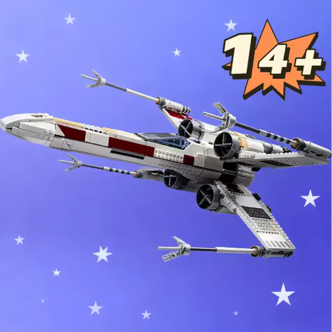 Disney Galaxy Fit 75355 X Wing Spaceship Building Blocks Planefighter Model Bricks Toys For Kids Chr