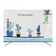 ผ้าคลุมจอโทรทัศน์แบบป้องกันฝุ่นสไตล์นอร์ดิก ครอบคลุมเต็มจอ ขนาด 55 นิ้ว 75 นิ้ว 65 นิ้ว ผ้าคลุมจอโทร