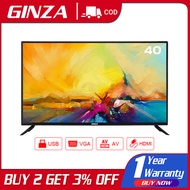 GINZA TV 40 inch TV LED Ultra-Slim TV HD -AV-VGA-USB flat screen frameless TV DO 40A