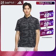 adidas Golf Graphic Aop Short Sleeve Polo Shirts Men Black JN1225