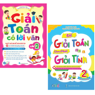 SÁCH - [ Lớp 2 ] - Combo 2 quyển Giải toán có lời văn lớp 2 và Để giỏi toán con phải giỏi tính 2