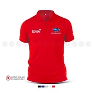 Polo Tee Shirt Cotton Subaru WRX STI WRC Rally Version 7 8 9 GRB Baju T-Shirt Lelaki Men Sulam M-3XL
