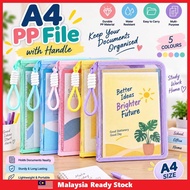 Zipper File A4 Document Bag Book Folder Office File Organizer Beg Dokumen