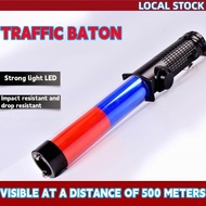 LED Traffic Baton Safety Signal Light, Portable Traffic Direction Tool for Traffic Control