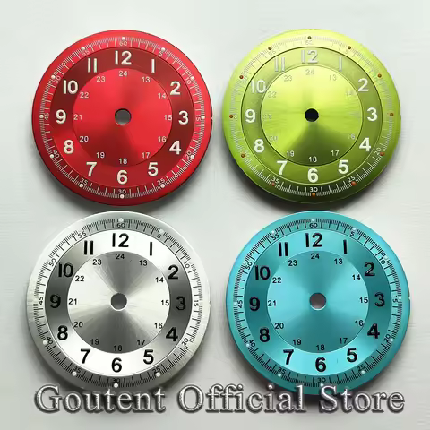 Goutent new 29mm sterile watch dial is suitable for NH34 NH35 NH36 DG 2813/3804 Miyota 8215 821a mov