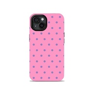 Phone case Applicable iPhone Foundation blue polka dots are suitable for iPhone17promax16e Two in On
