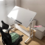 AI Home💕โต๊ะคอม โต๊ะข้างเตียง โต๊ะทำงาน Bedside table โต๊ะวางของอเนกประสงค์ ขนาด60*40*ปรับระดับได้70