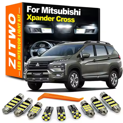 ZITWO 7Pcs LED Interior Dome Reading Light Bulb Kit For Mitsubishi Xpander Cross 2023 2024 2025 2026