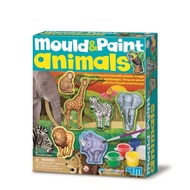 4m Mold & PAINT ANIMALS ORIGINAL 4M ANIMALS Children's Educational Toys