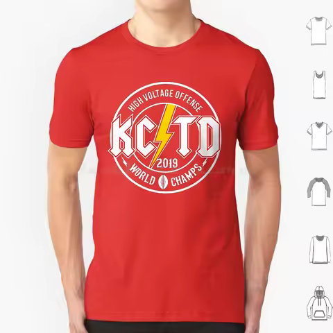Kc / Td ( Kansas City Touchdown ) T Shirt 6Xl Cotton Cool Tee Missouri Royals Chiefs Kingdom Chiefs