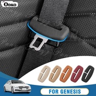 2Pcs Car Seat Belt Buckle Protector Cover Soft Silicone Accessories For GENESIS GV60 Suv Coupe 3.8 G