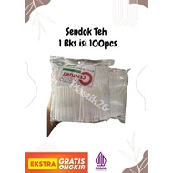 Century Plastic Tea Spoons, 100 pcs