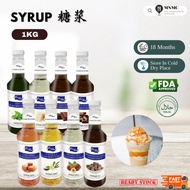 [MNMC] Flago - 1kg Flavored Syrup Sip & Drizzle Syrup Flavor Boosters for Frappe Drinks Dessert Past