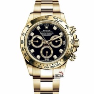 【大眾名錶】ROLEX勞力士 116508 Daytona 18K金 黑面八鑽面盤 2023/04全配 部分已貼膜 G211