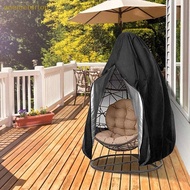 Onemetertop Hanging Chair Cover With Zipper Anti UV Sun Protector Outdoor Garden Swing Chair Waterproof Rattan Seat Furniture Cover SG