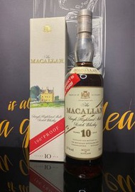 Macallan 10 YO 100 PROOF Sherry Cask Cask Strength -57%abv Single Malt Scotch Whisky Limited Edition