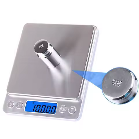 3kg-0.1g 500g- 0.01g Kitchen Scales Portable Digital for Pocket Scale Precision Jewelry Electronic B