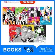 Manga Given (9 book series) by Natsuki Kizu