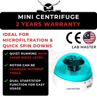 LAB MASTER/MALAYSIA Mini Centrifuge for Microfiltration & Spin Down for Biology Lab Industrial R&D