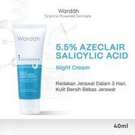 Wardah Acnederm Night Treatment Moisturizer 40ml - Facial Moisturizer