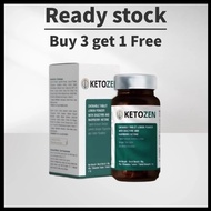 Buy 3 get 1 Original Ready Stock "KETOZEN by Trendwellness Reduce Fat Slimming Nutrition Tablets/1. 
