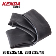 KENDA Fat Bicycle Tube 26 X 3.5/4.0 20 X 3.5/4.0 Bike Inner Tube For Snowmobiles Bicycle ATVs Black 