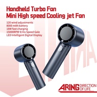 Portable Mini Fan  Rechargeable Strong Wind 10000mAh fan Pocket hand fan without blades fan