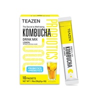 TEAZEN Kombucha ทีเซ็น คอมบูชา มี 9 รสชาติ [ 1 กล่อง 10 ซอง ] #ชาจองกุก