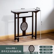 【TikTok】#New Chinese Style Console Tables Super Narrow Strip Table Simple Modern Altar Light Luxury Zen Wall Side View C