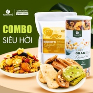 Combo 15% super seed oats 500g and weaning biscotti 250g TANU NUTS