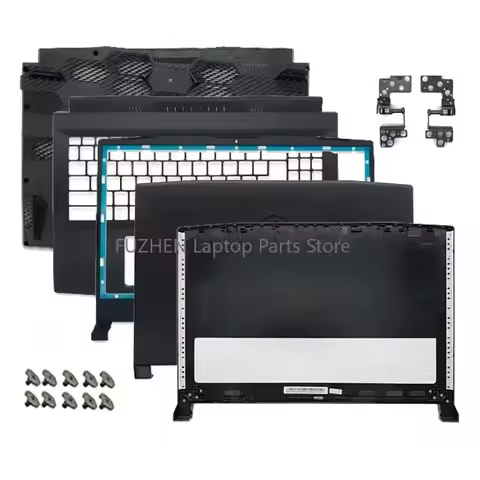New For GF66 MS-1581 1582 Katana GF66 Laptop LCD Rear Cover/Front Frame/Palm Pad/Bottom Cover/hinges