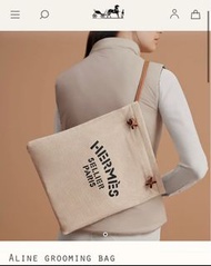 [全新] Hermes Aline Grooming Bag 帆布斜孭袋 返工袋 旅行袋
