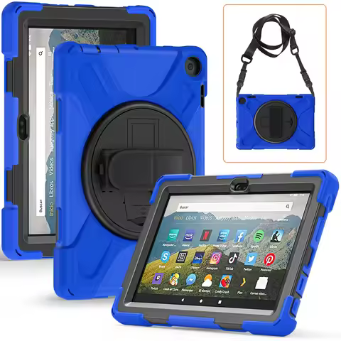 Armor Shockproof Business Kids Safe Case For Amazon Kindle Fire HD8 2024 2022 HD 8 plus 2022 12th Ge