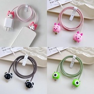 Little Monster Charger Protector Set Charger Case Cable Protector for iPhone 18W/20W 25w