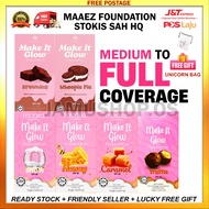 MAAEZ COSMETIC MAKE IT GLOW FOUNDATION FREE GIFT ORIGINAL HQ