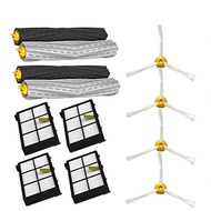 Tangle-Free Debris Extractor Set  Side Brushes  Hepa Filters Replacement For iRobot Roomba 800 Serie