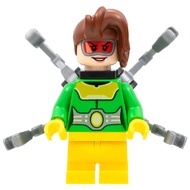 Lego Marvel Super Heroes SH0796: Doc Ock - Female, Medium Legs, Flat Silver Arms. 10783.