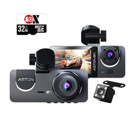 [โค้ด300.-ในไลฟ์] กล้องติดรถยนต์ 3 กล้อง Aston Triple Wifi FHD กล้องรถจียอน รปภเฝ้ารถ รองรับบันทึกขณ