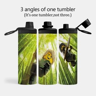 LEGO Ninjago REBOOTED Insulated Water Bottles Stainless Steel Wide Mouth Spout Lid 600ml Leakproof D