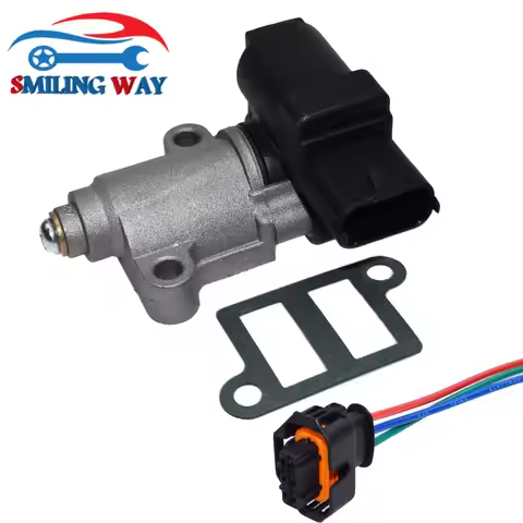 Idle Air Control Valve or with Connector Harness Plug For 1.1 Hyundai i10 2007-2010 or Getz 2005-200